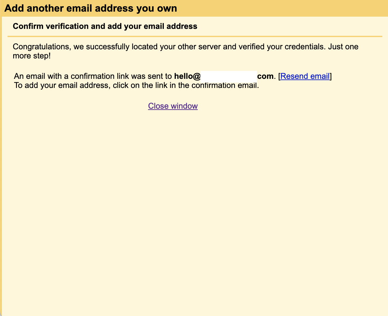 Verify Email